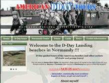 Tablet Screenshot of american-dday-tours.com